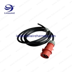 China 5PIN PET IP44 Stecker MN3501 imprägniern rotes/blaues Verbindungsstück industriellen Kabelbaum fournisseur
