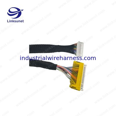HRS DF14 1.25mm beige 2 - 20 connectors LVDS wiring harness