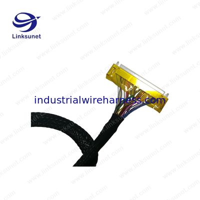 HRS DF14 1.25mm beige 2 - 20 connectors LVDS wiring harness