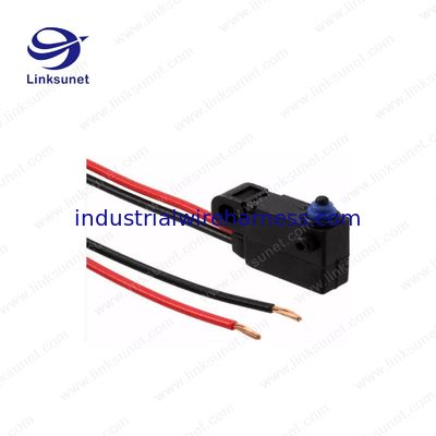 D2HW - C202MR SPST - NC PA6 black and red / black cable custom Wiring Harness