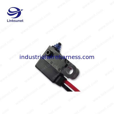 D2HW - C202MR SPST - NC PA6 black and red / black cable custom Wiring Harness