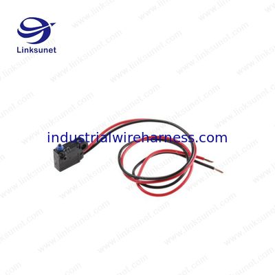 D2HW - C202MR SPST - NC PA6 black and red / black cable custom Wiring Harness
