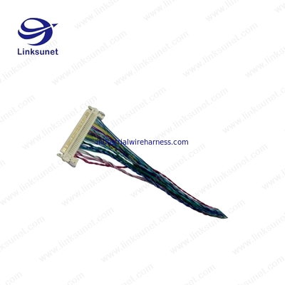 JAE LVDS Pich 1.25mm FI - X30H white connector with Custom Wiring Harness