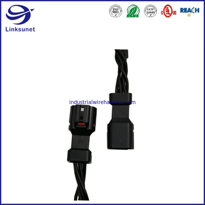 Wasser-beständiger Verbindungsstück-Mann Pin Wire Harness Df62W rechteckiger für die kundengebundene Verarbeitung